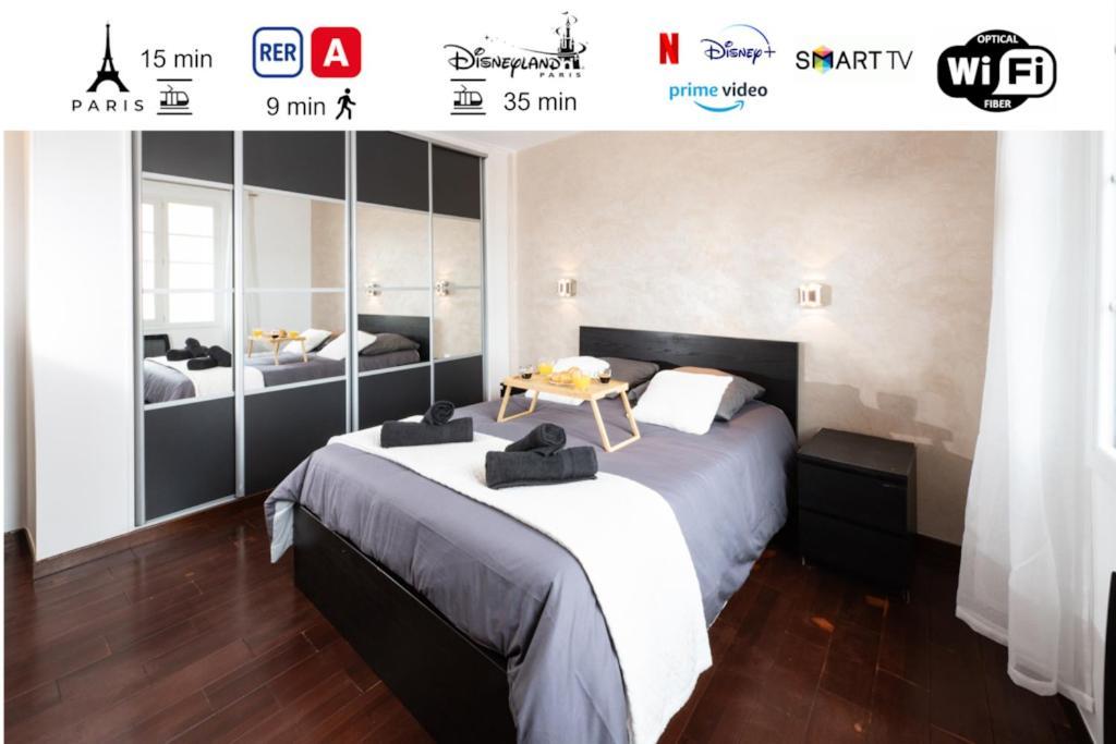 Appartement Cosy Paris - Disneyland - Rer A à Fontenay-sous-Bois Extérieur photo
